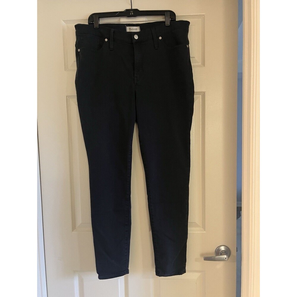 Madewell Woman’s 34T Skinny Body Contouring Jeans Pants Black Style J6548